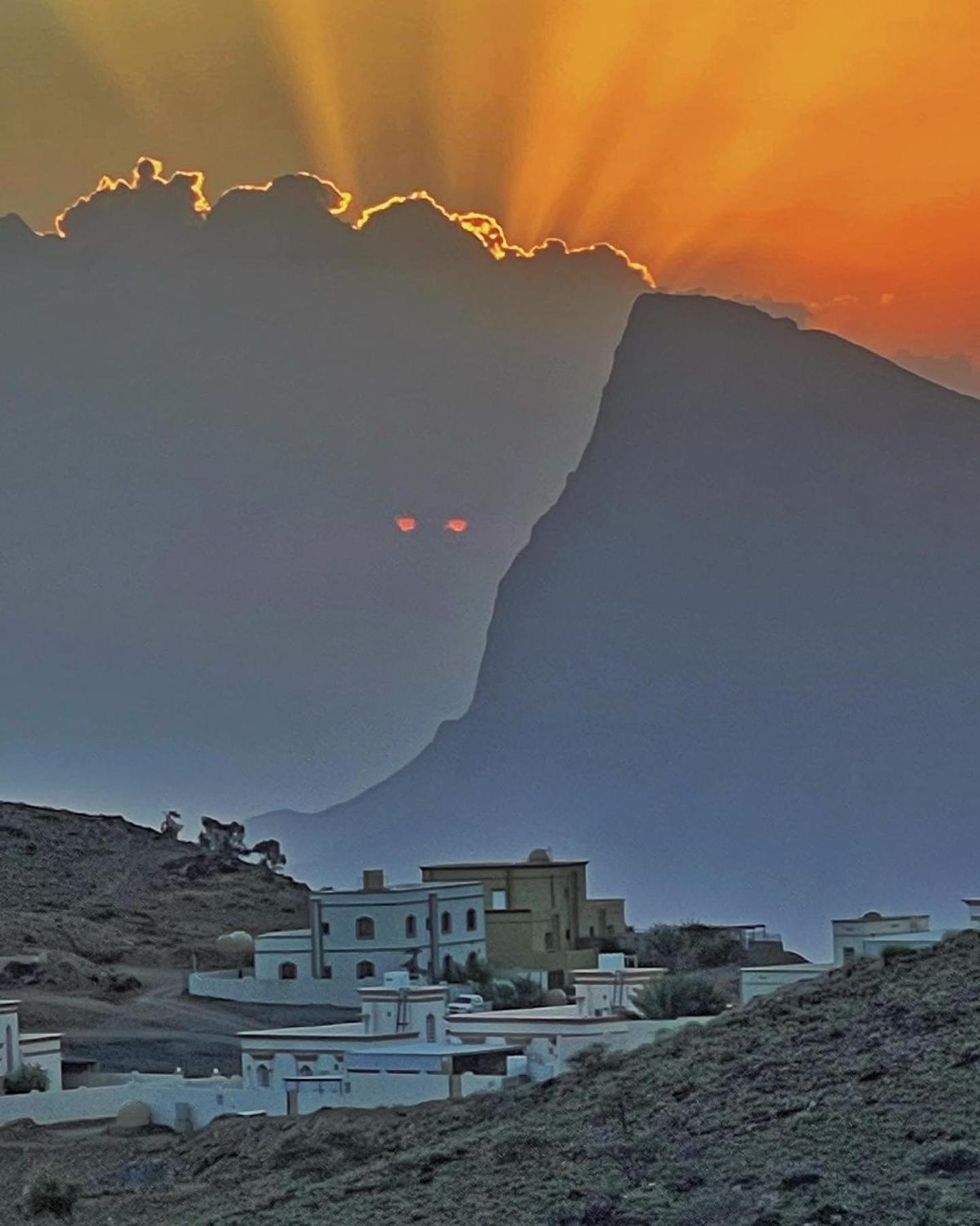 Вилла Jebel Shams Sky Misfah Экстерьер фото